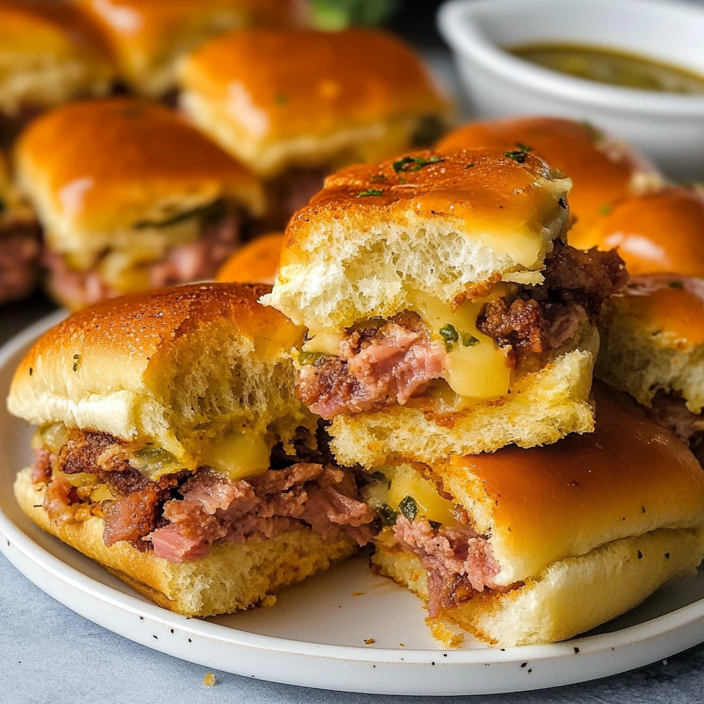 Recipe preparation for Cuban Sliders