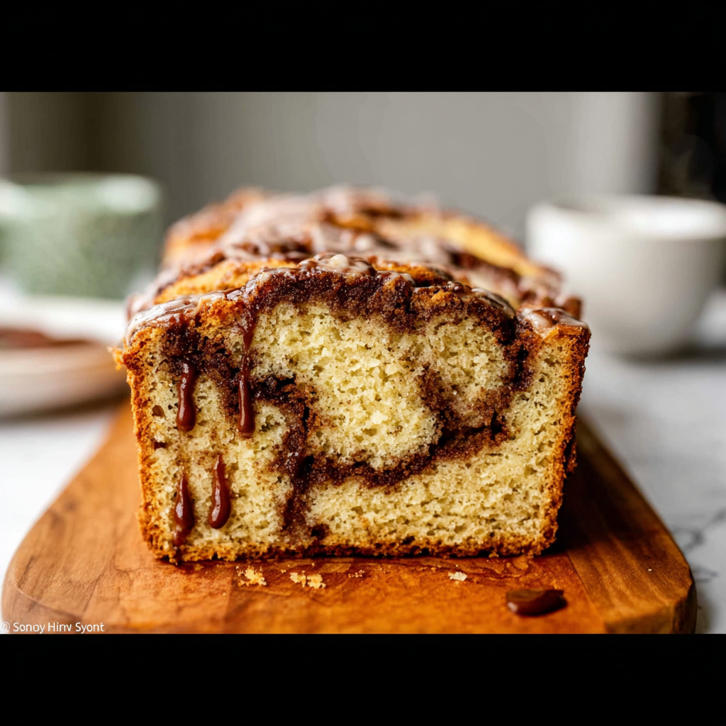 Recipe preparation for Cinnamon Swirl Quick Bread