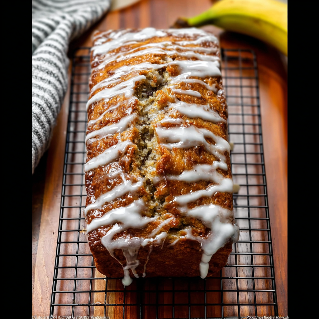 Recipe preparation for Cinnamon Swirl Banana Bread