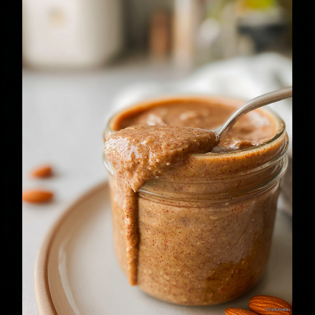 Recipe preparation for Homemade Almond Butter