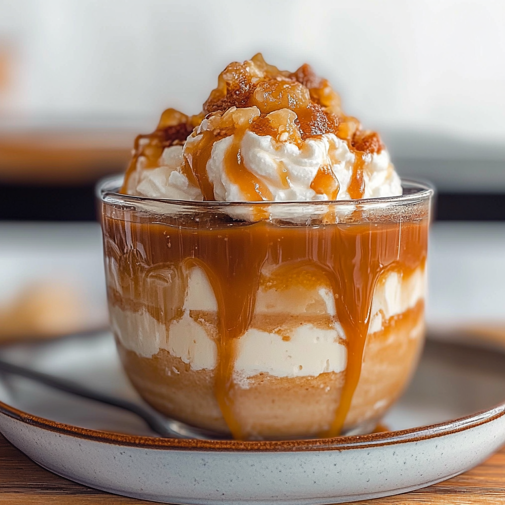 Recipe preparation for Dulce de Leche Pudding Recipe