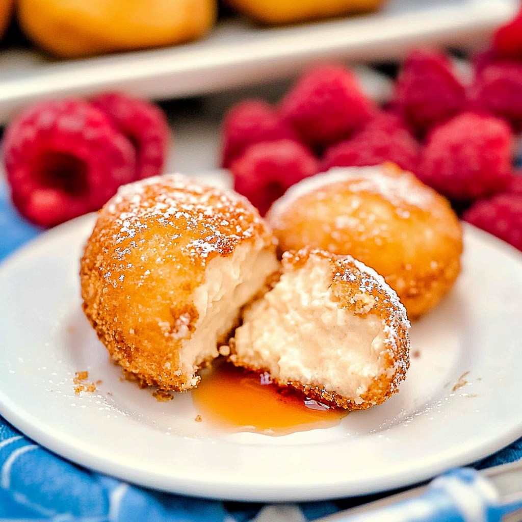 Recipe preparation for Fried Cheesecakern