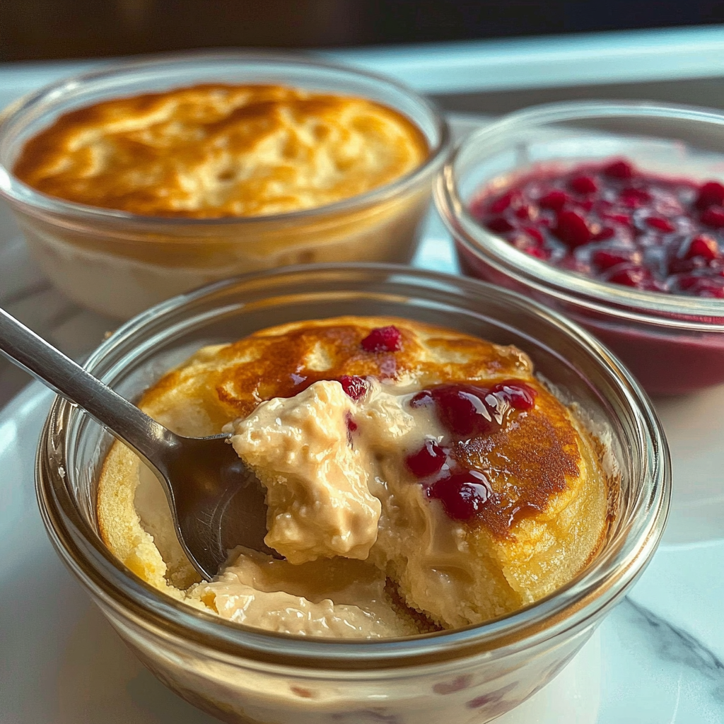 Recipe preparation for Cheesecake Pancake Bowls