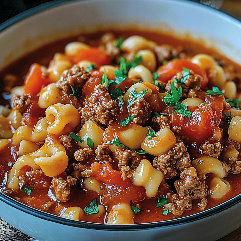 Recipe preparation for grandma’s goulash