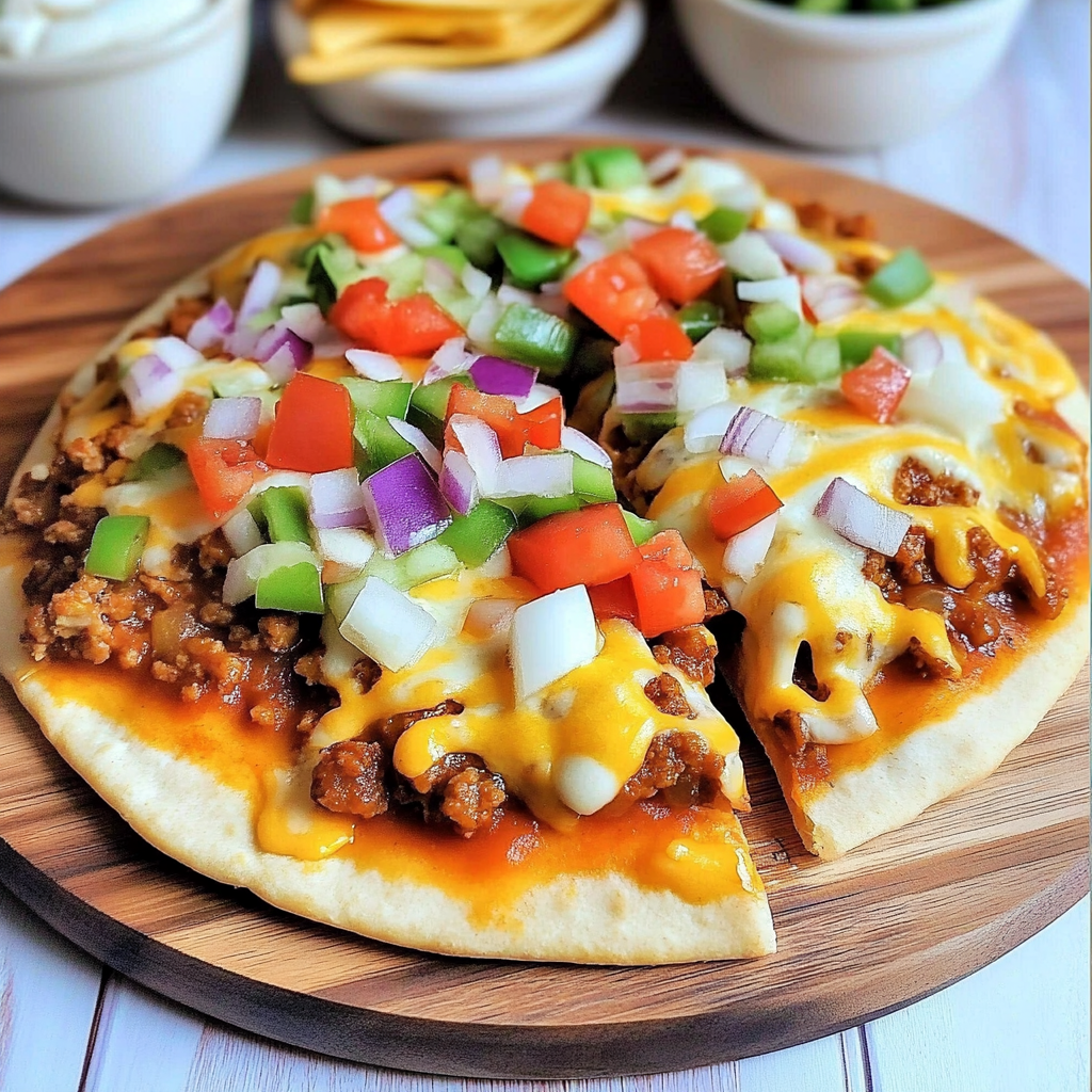 Recipe preparation for Mexican Pizza Taco Bell Copycat