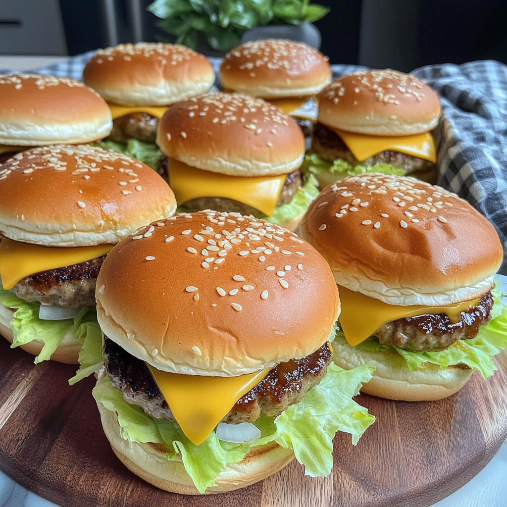 Recipe preparation for Big Mac Sliders