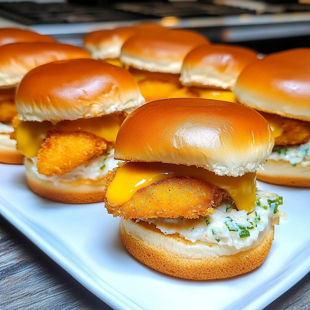 Recipe preparation for Filet-O-Fish Sliders