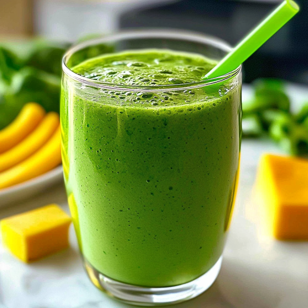 Recipe preparation for Green Smoothie Recipe