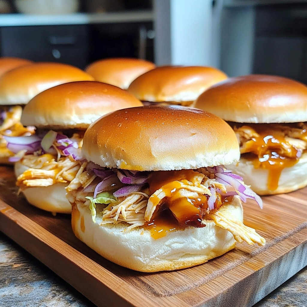 Recipe preparation for BBQ Chicken Sliders