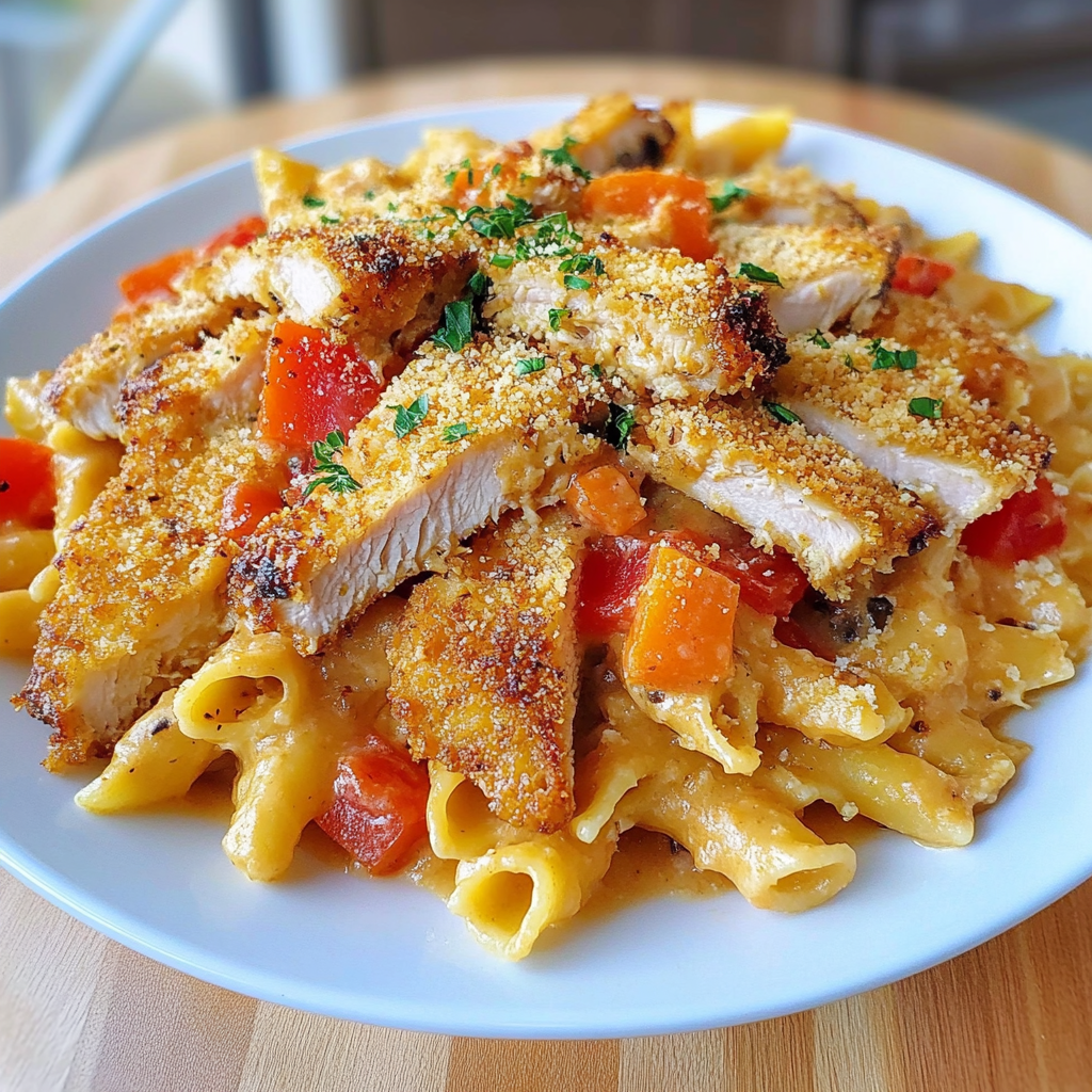 Recipe preparation for Louisiana Chicken Pasta Cheesecake Factory Copycat