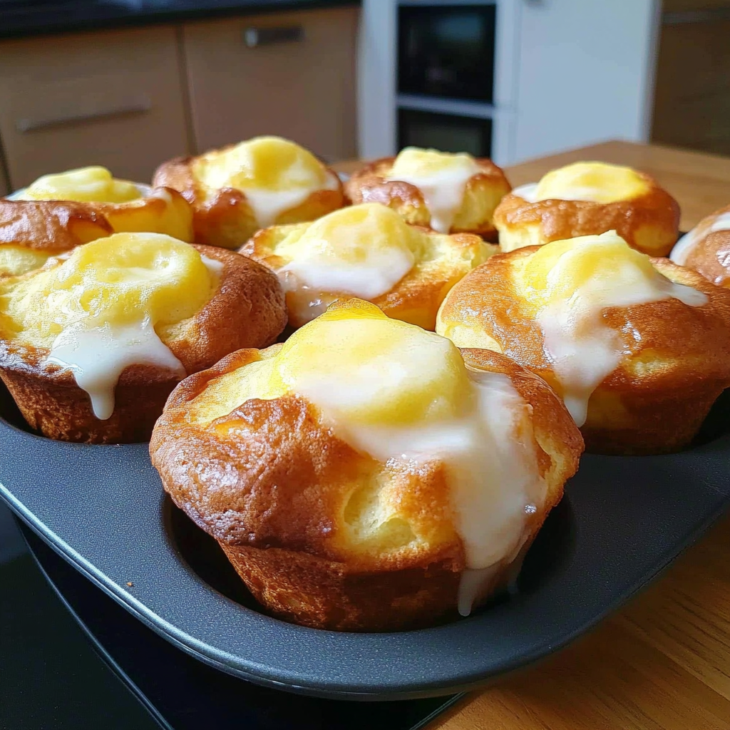 Recipe preparation for Cavacas Portuguese Popovers