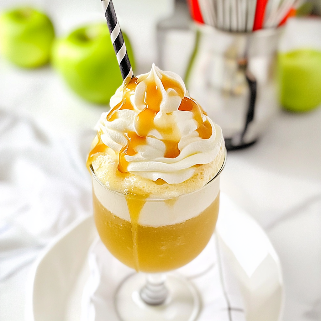 Recipe preparation for Apple Cider Floats