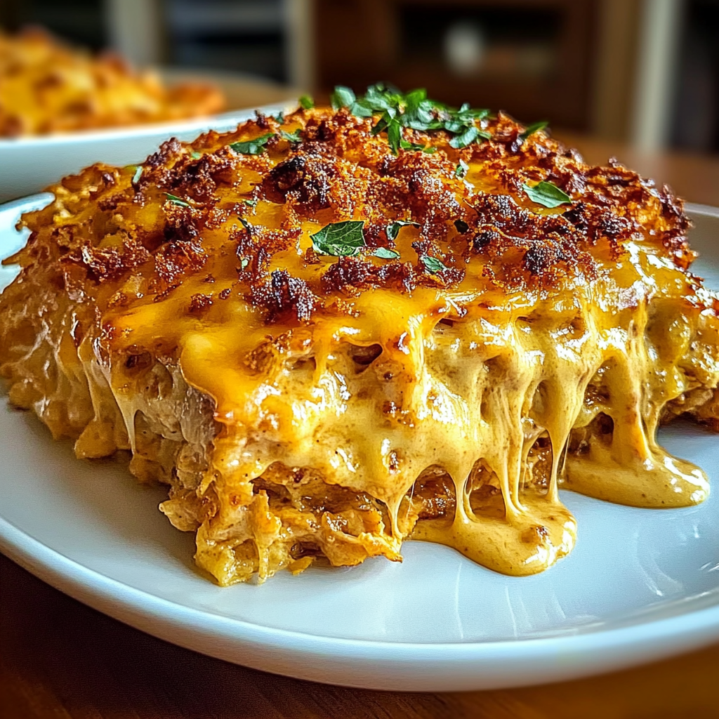 Recipe preparation for Spicy Southern Cheesy Chicken