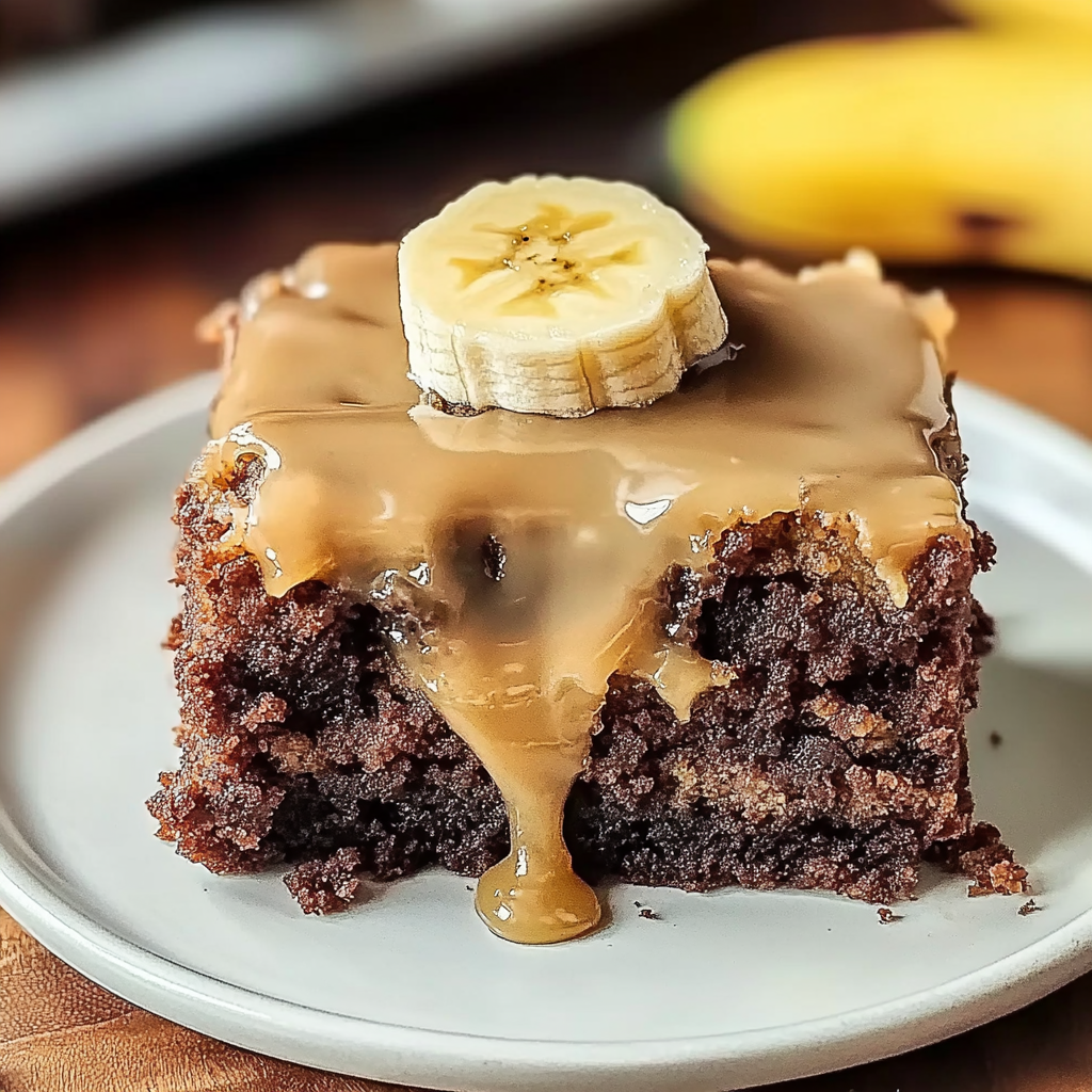 Recipe preparation for Banana Bread Brownies
