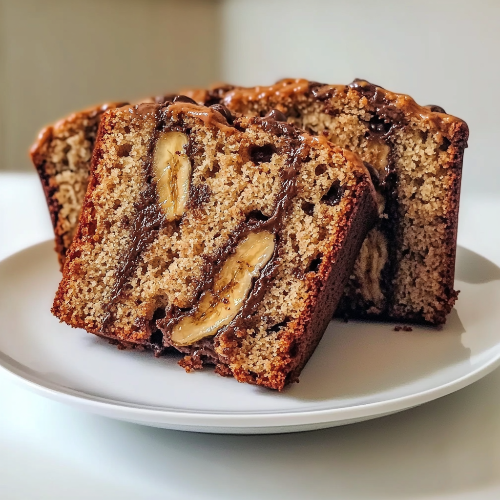 Recipe preparation for Moist Chocolate Chip Banana Bread