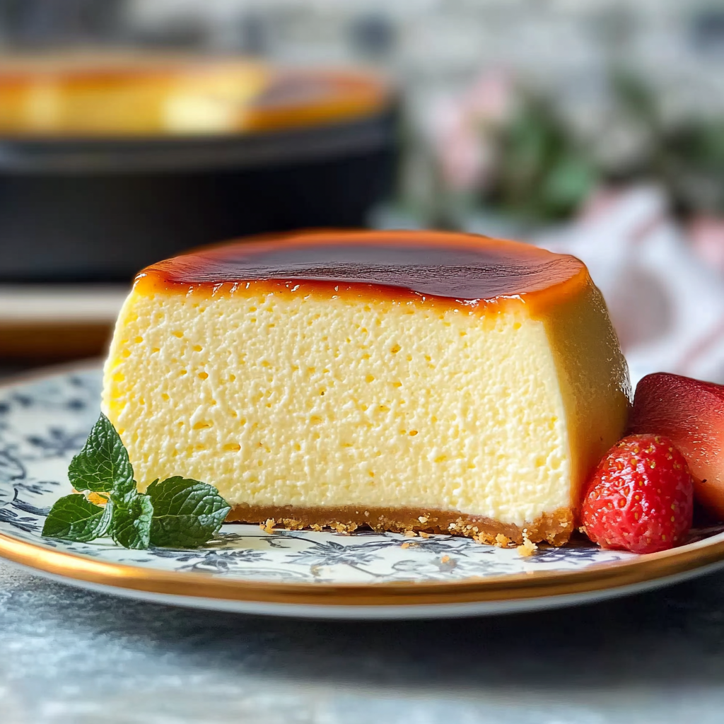 Recipe preparation for Instant Pot Japanese Cheesecake