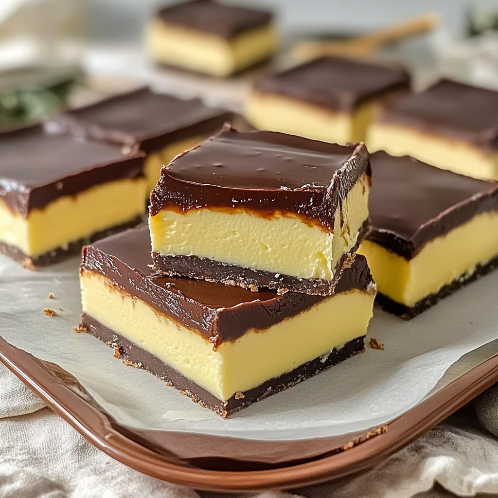 Recipe preparation for Boston Cream Pie Fudge
