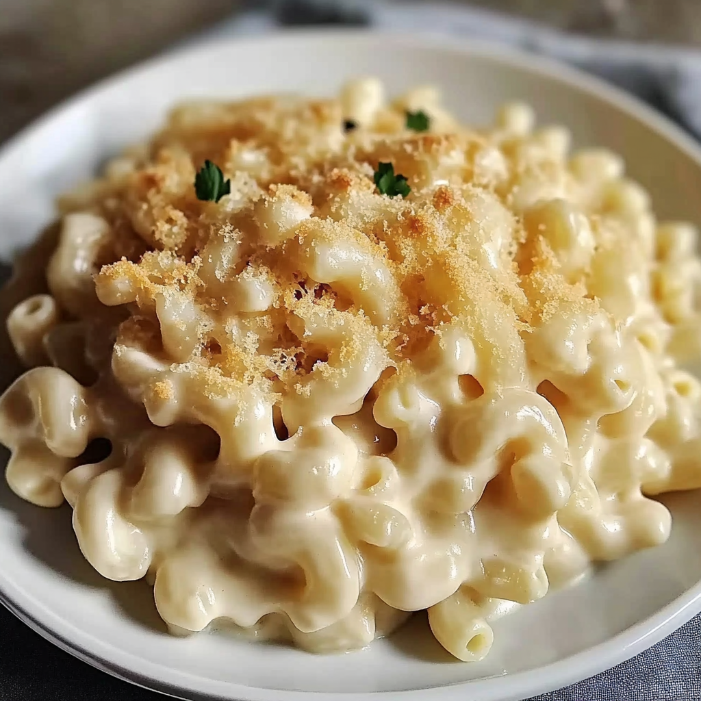 Recipe preparation for White Cheddar Mac and Cheese