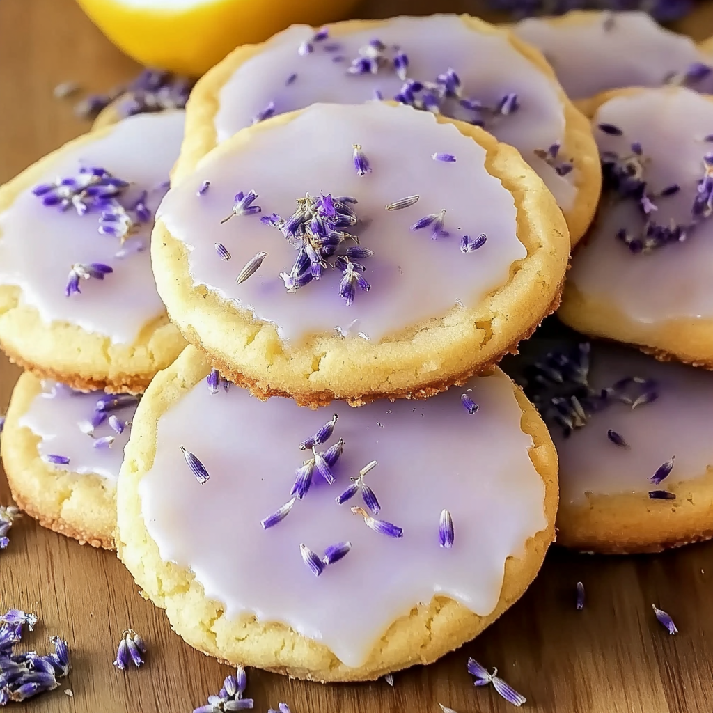 Recipe preparation for Lavender Biscotti Cookies
