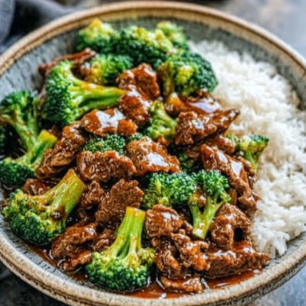 Recipe preparation for chinese beef and broccoli