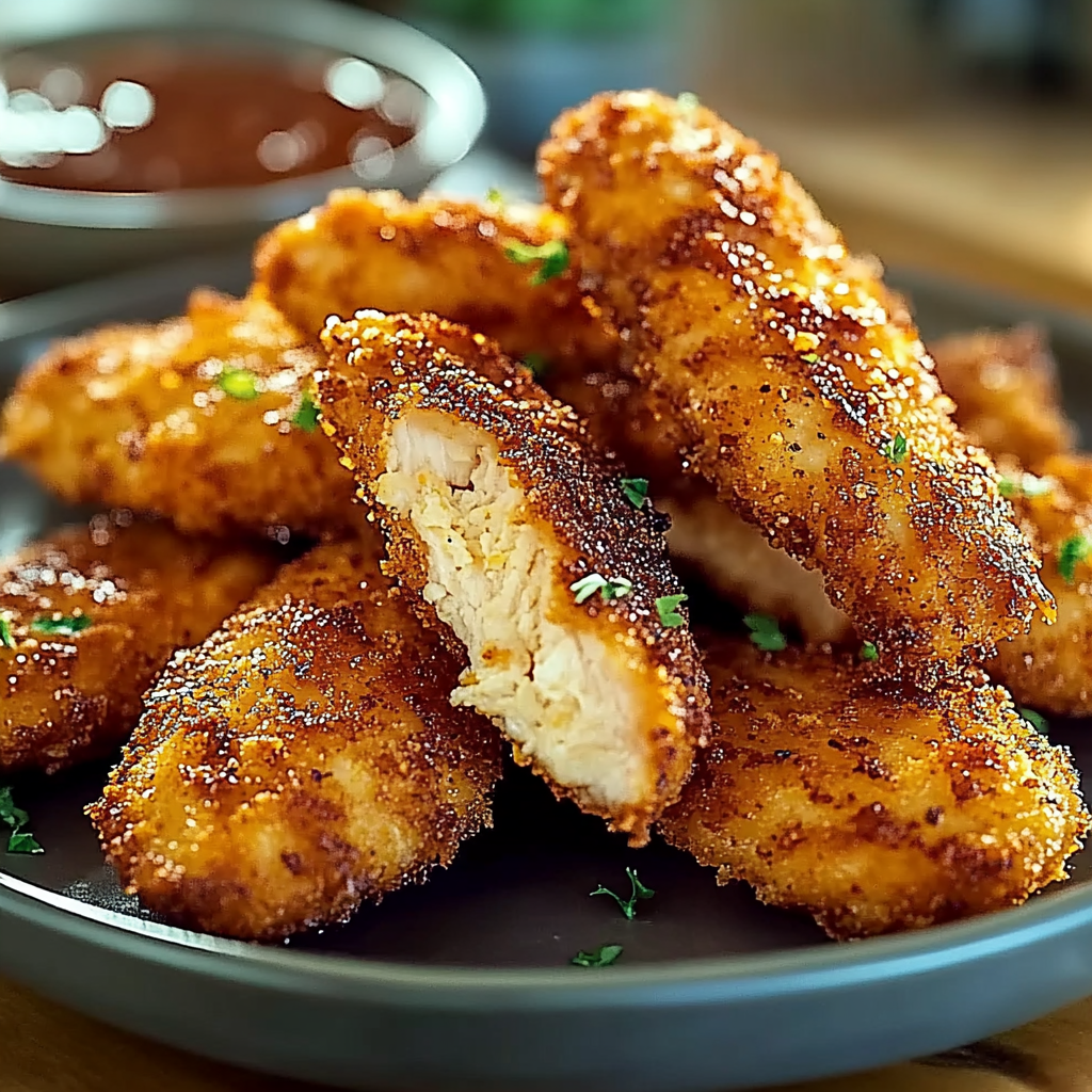 Recipe preparation for Easy Crack Chicken Tenders