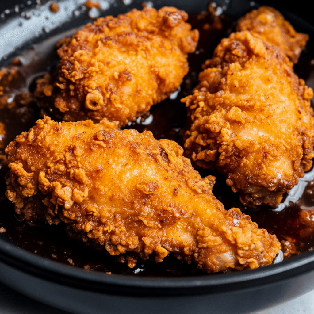 Recipe preparation for Crispy Oven Fried Chicken
