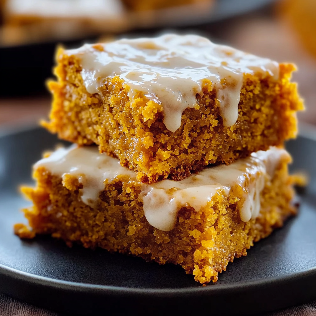Recipe preparation for Fall Pumpkin Bars