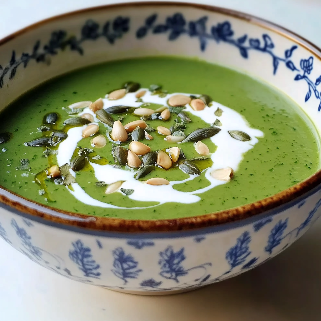 Recipe preparation for Wild Garlic Soup