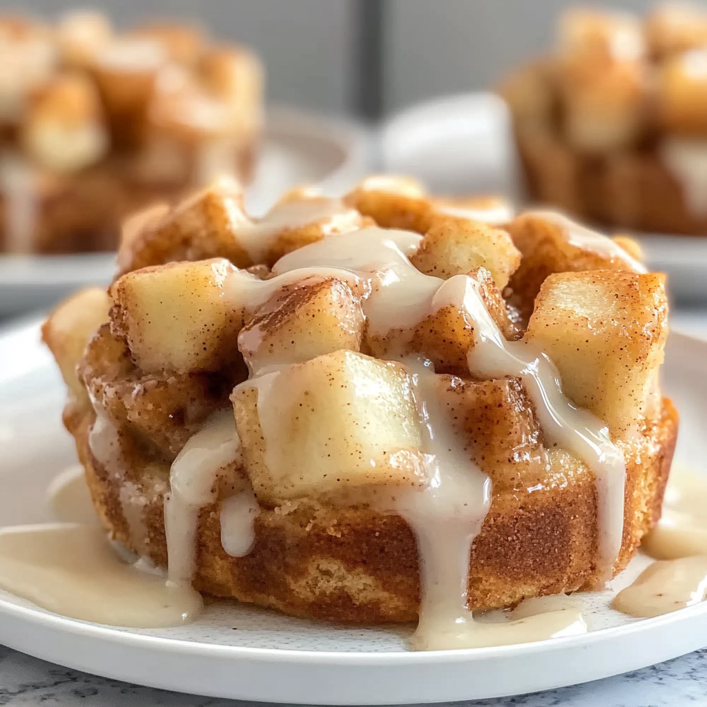 Recipe preparation for Apple Pie Cinnamon Rolls