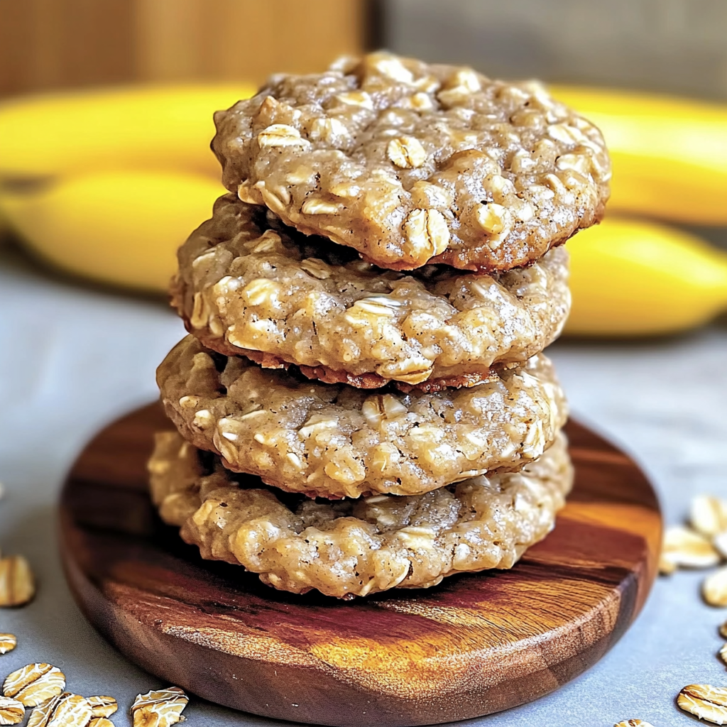 Recipe preparation for Oatmeal Cookies with 3 Ingredients
