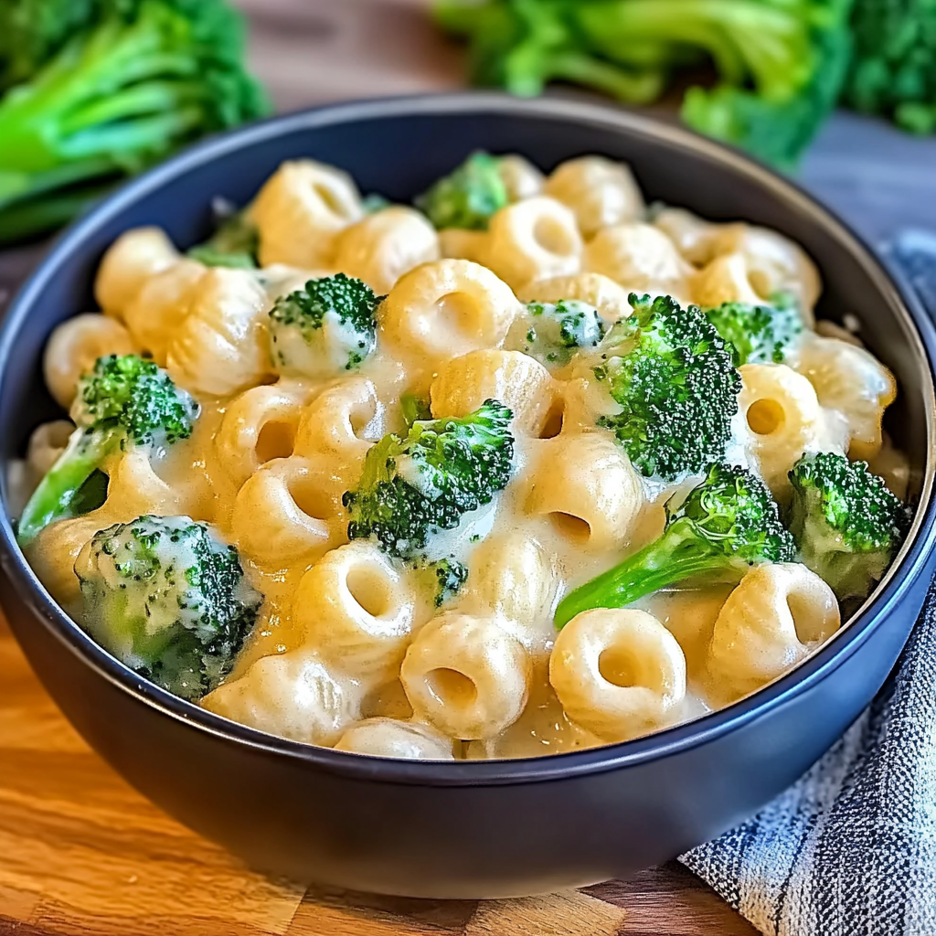 Recipe preparation for Mac n Cheese with Broccoli