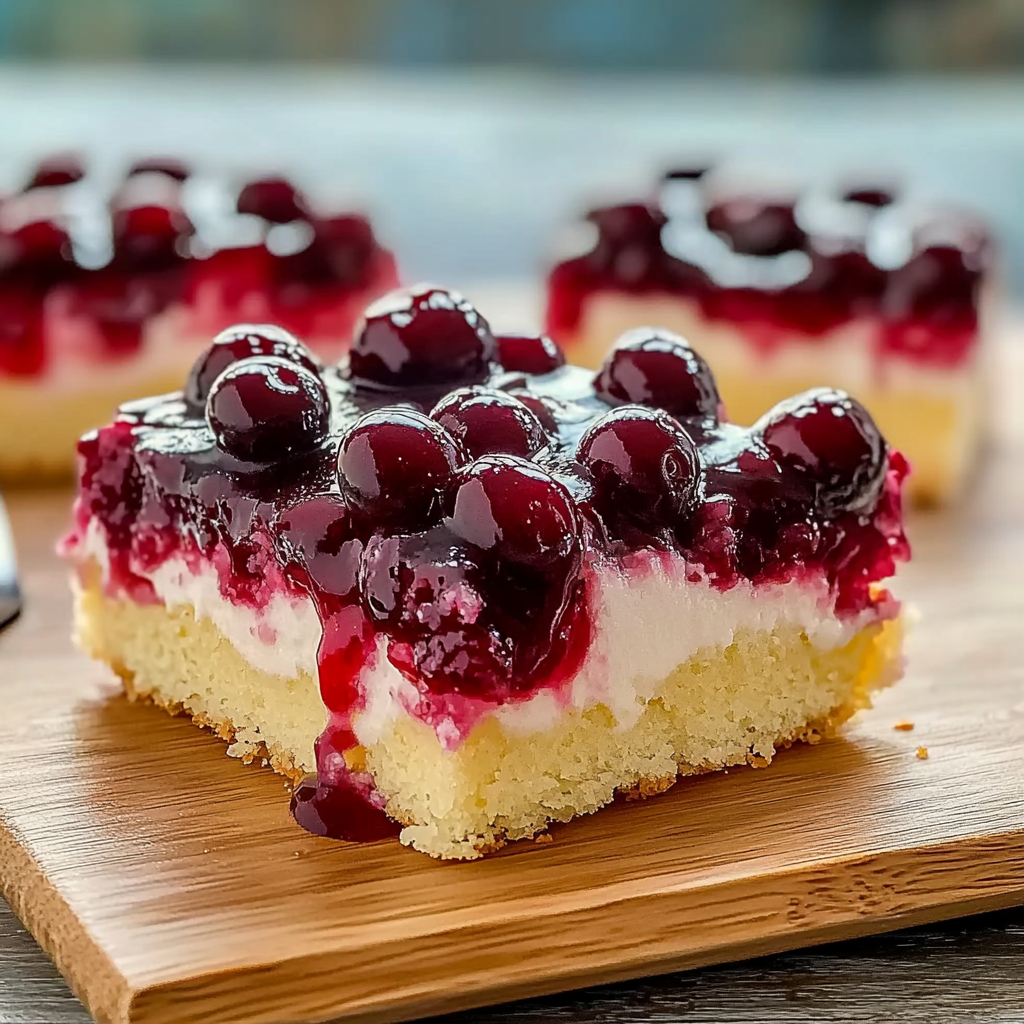 Recipe preparation for Cherry Cake with Pudding