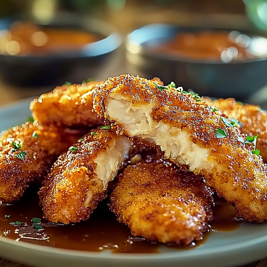Recipe preparation for Easy Crack Chicken Tenders