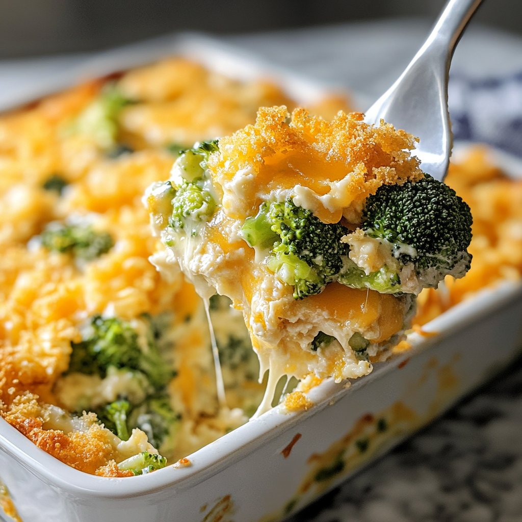 Recipe preparation for broccoli cheese casserole