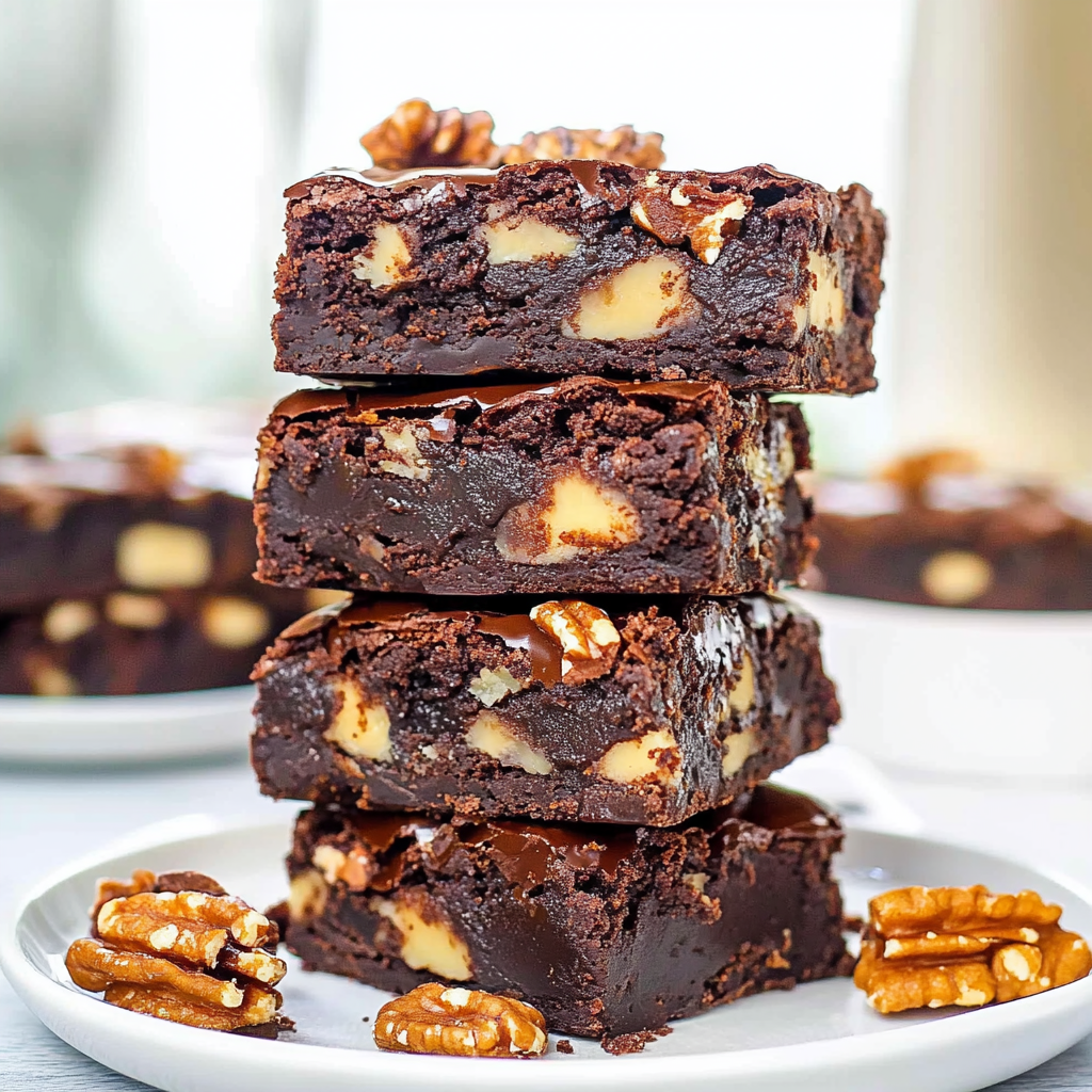 Recipe preparation for Turtle Brownies