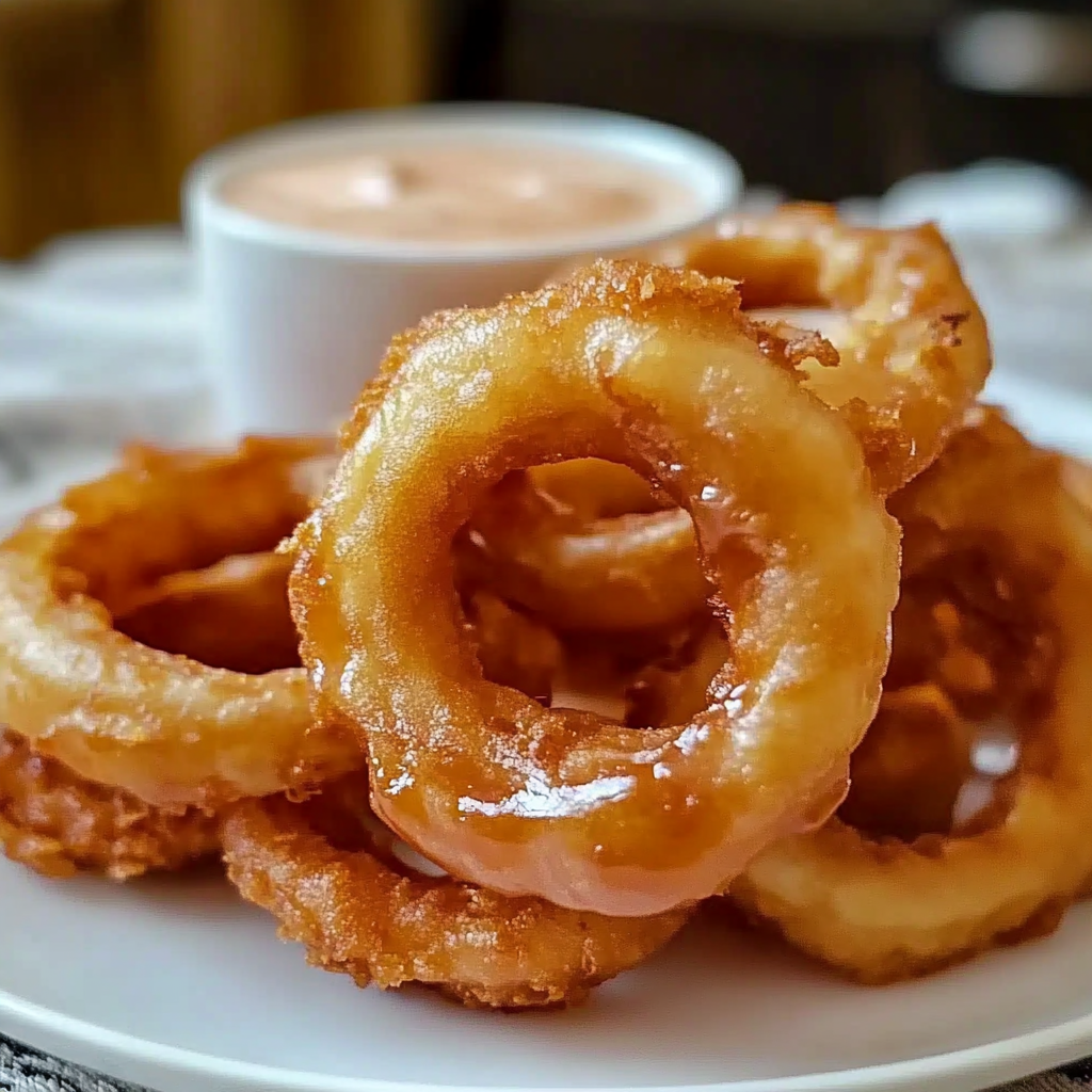 Recipe preparation for Beer Battered Onion Rings