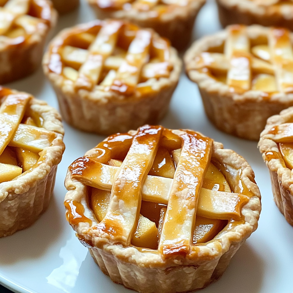 Recipe preparation for mini apple pies