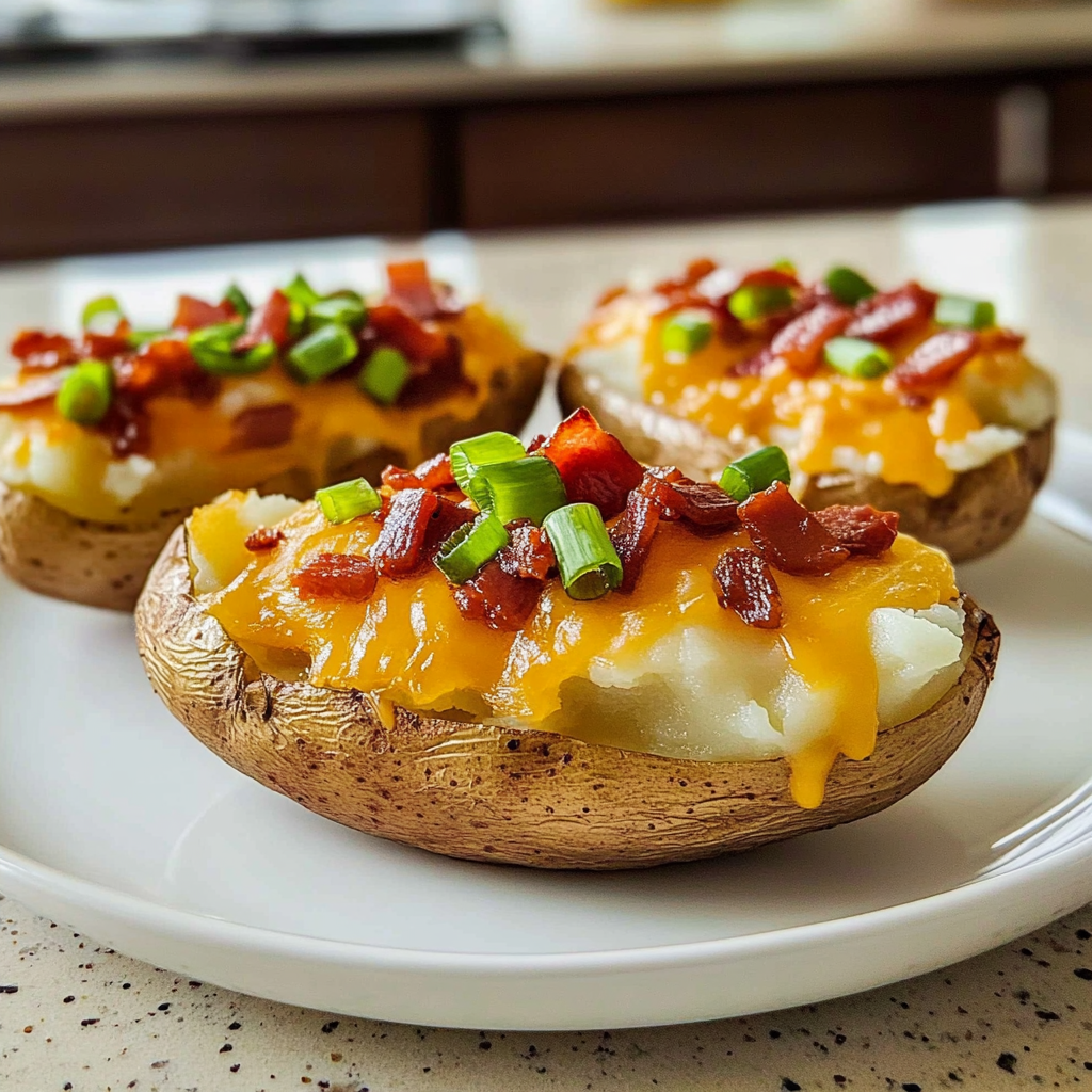 Recipe preparation for baked potatoes