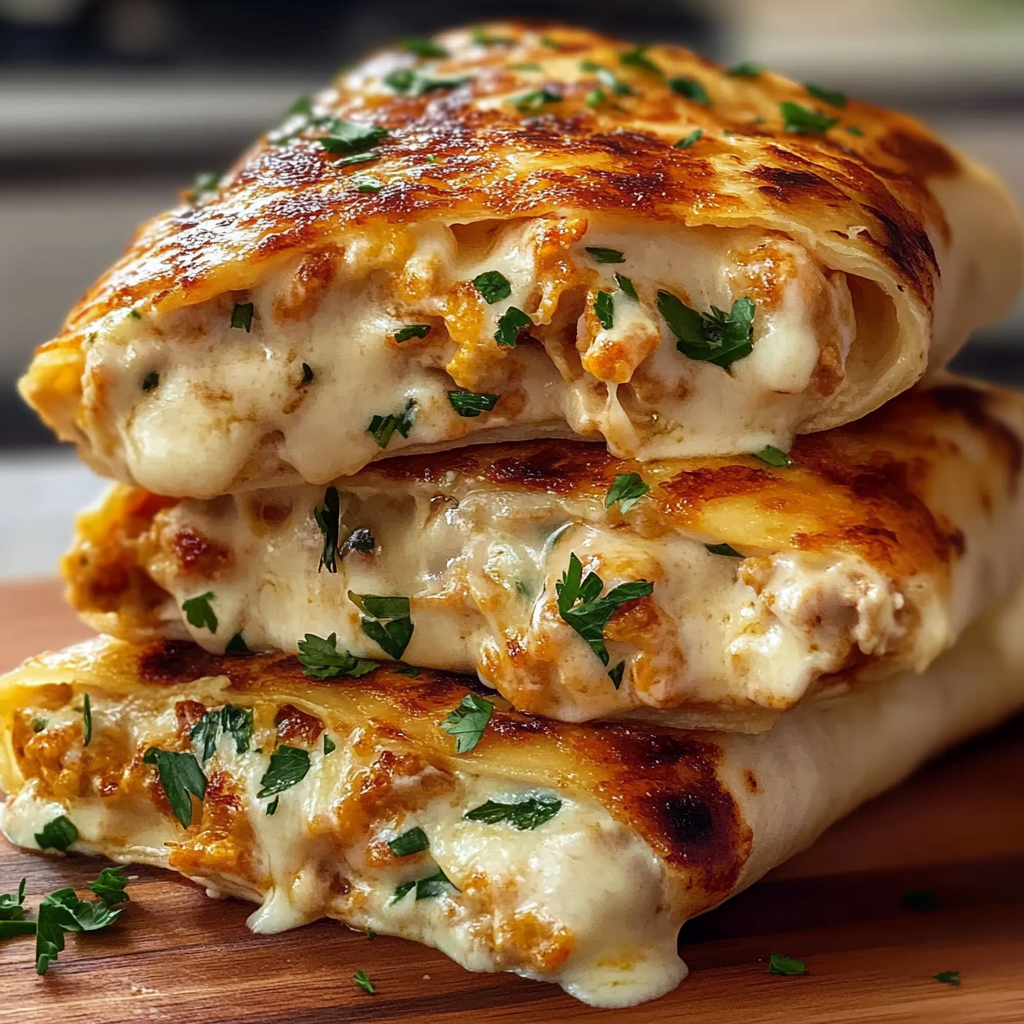 Recipe preparation for Ooey-Gooey Cheesy Garlic Chicken