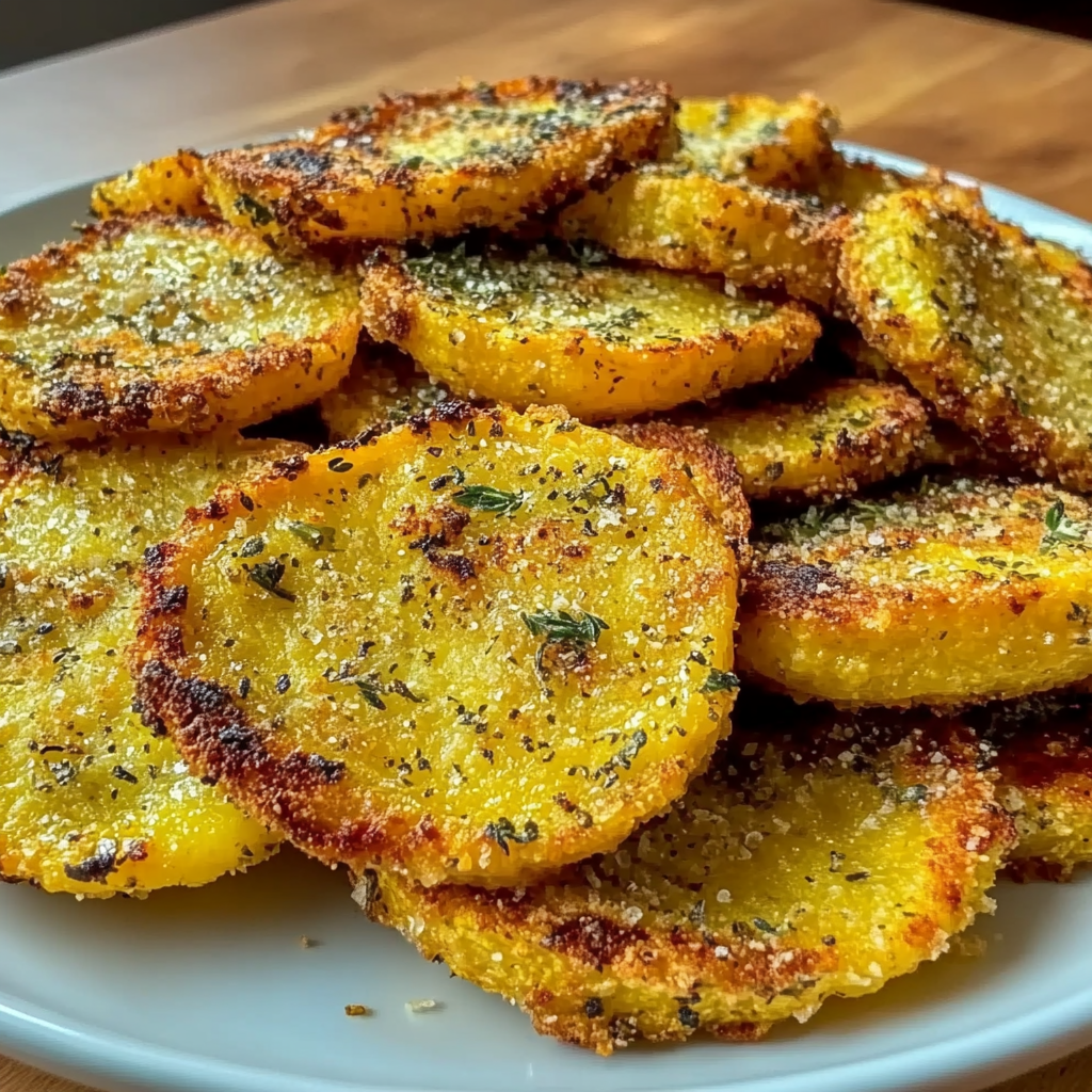 Recipe preparation for Oven-Fried Squash