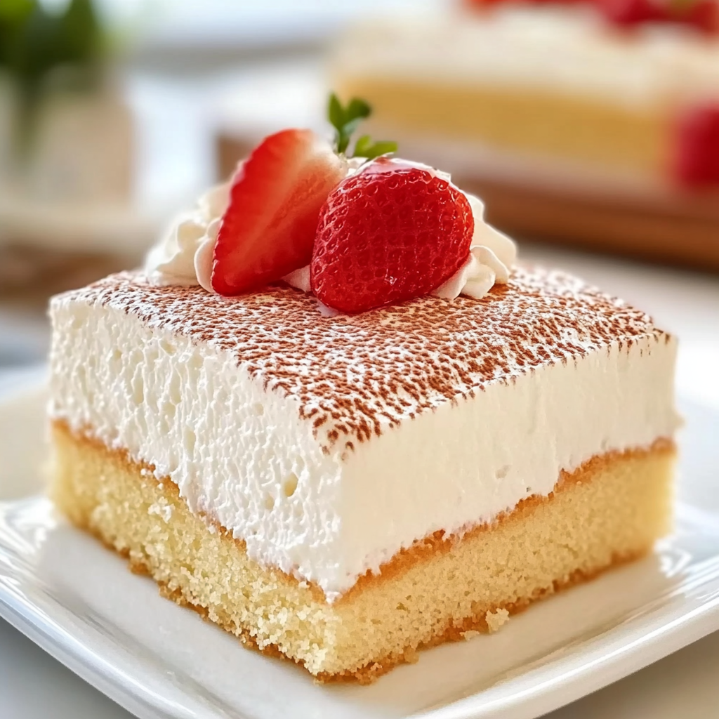 Recipe preparation for Tres Leches