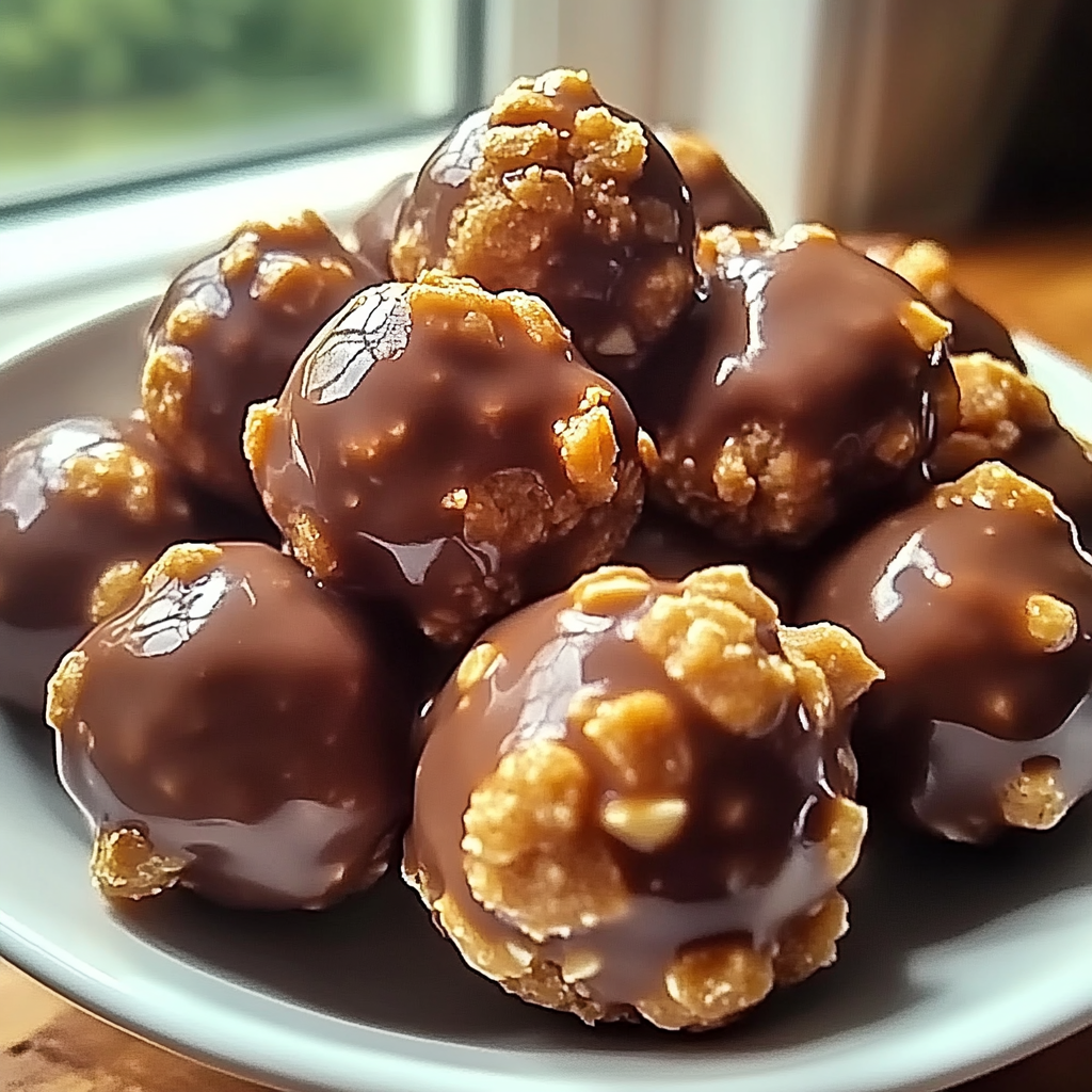 Recipe preparation for Butterfinger Balls