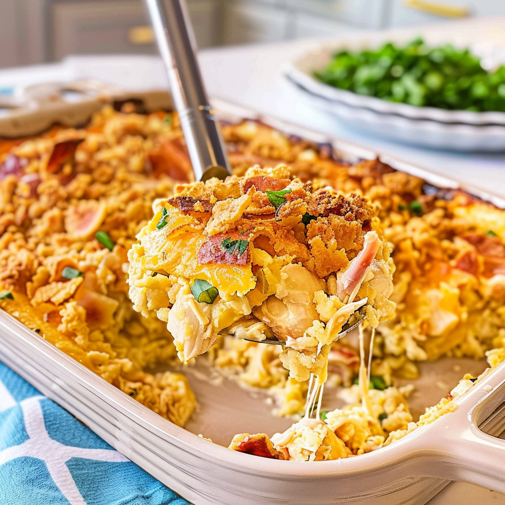 Recipe preparation for Neiman Marcus Chicken Casserole