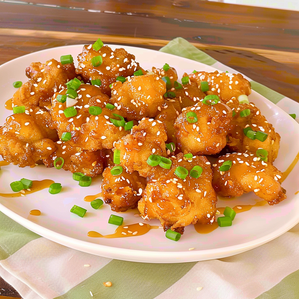 Recipe preparation for Bang Bang Chicken Bites