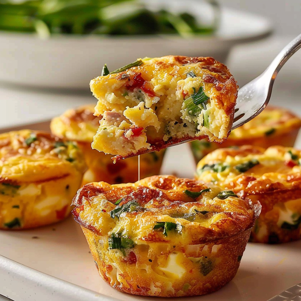Recipe preparation for Make-Ahead Egg Muffins
