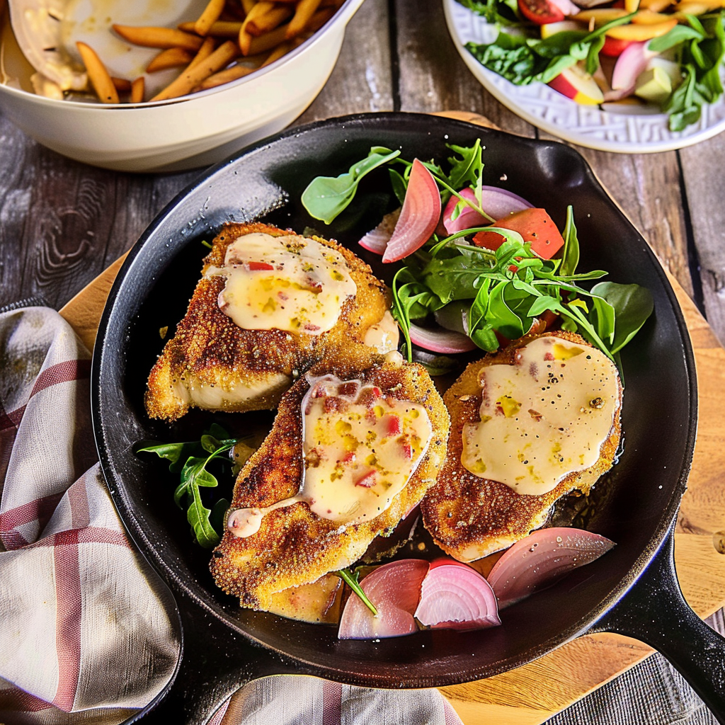 Recipe preparation for Malibu Chicken