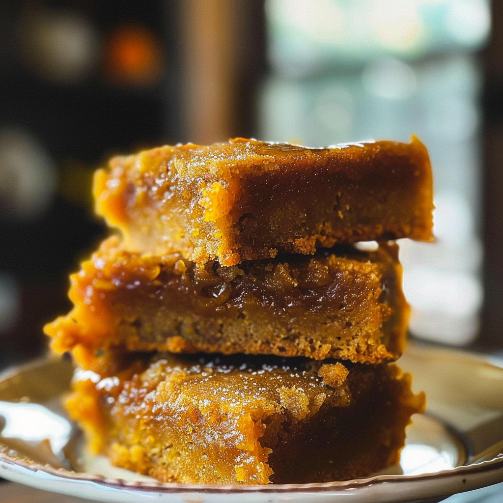 Recipe preparation for Pumpkin Mochi Crumb Cake