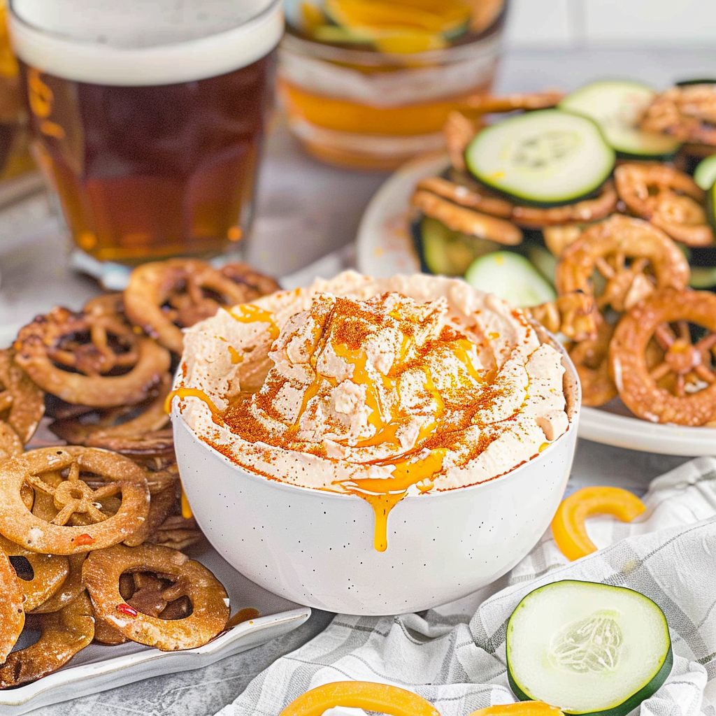 Recipe preparation for 4-Ingredient Beer Dip