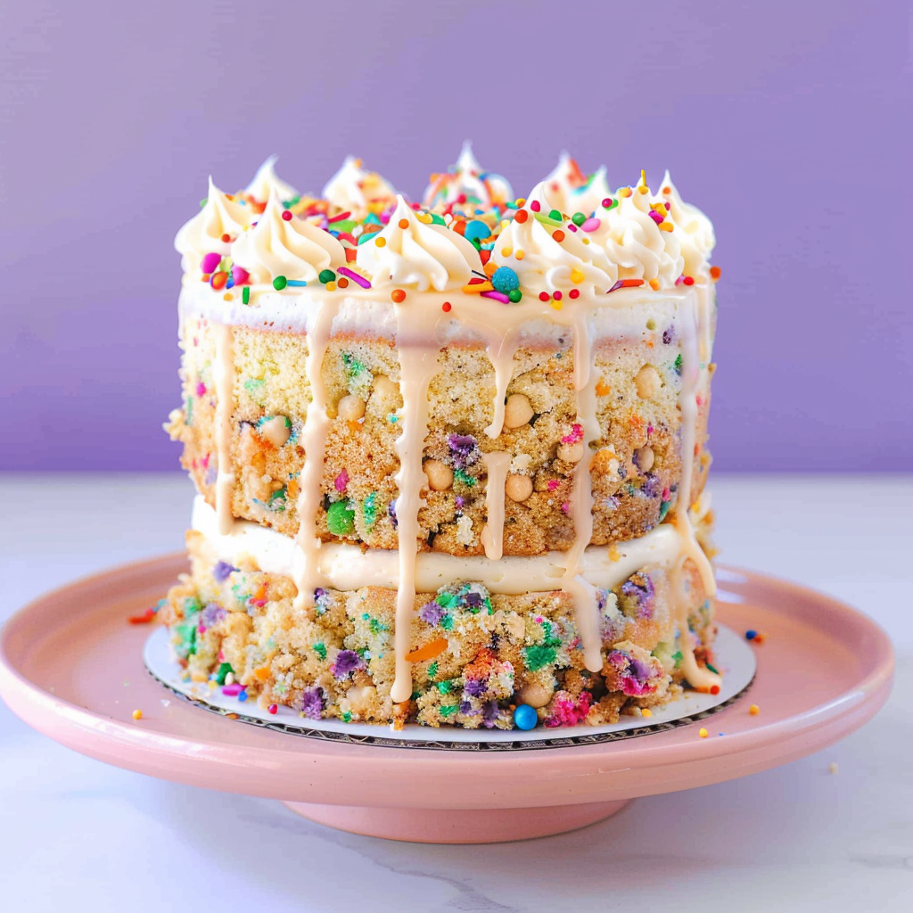 Recipe preparation for Milk Bar Birthday Cake