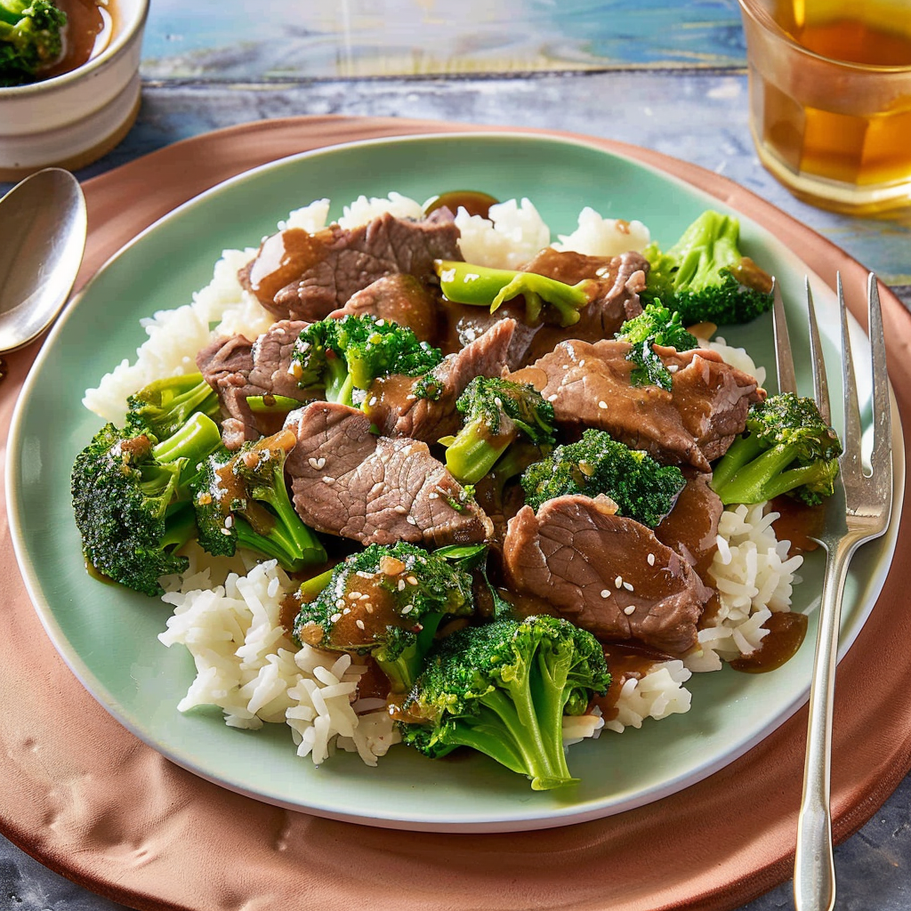 Recipe preparation for Chinese Beef and Broccoli